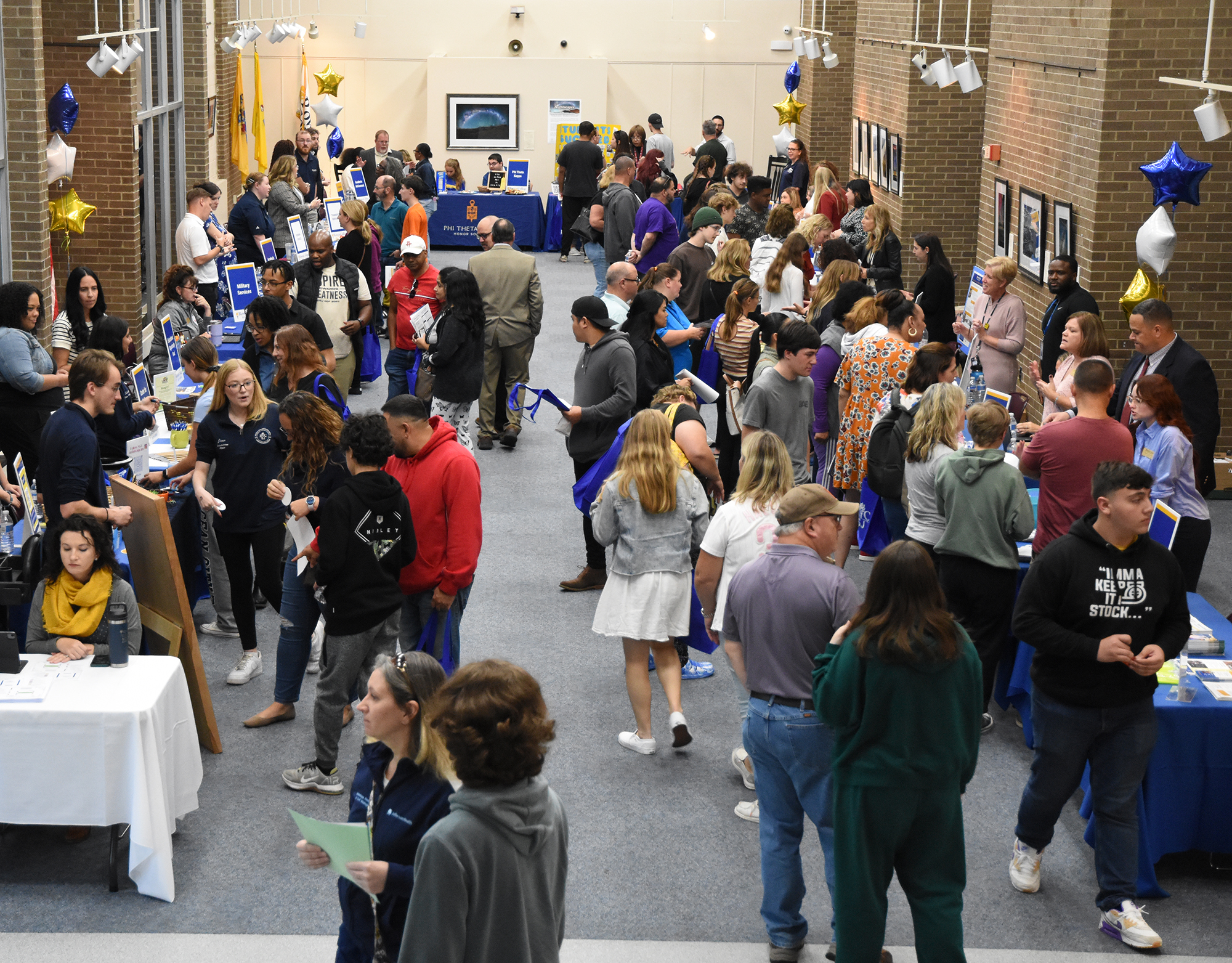 Open House crowd at the fall 2023 event